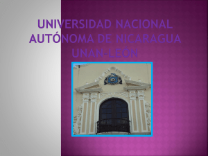 Universidad Nacional Autónoma de Nicaragua UNAN-León