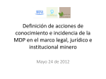 Planeación MDP incidencia legal y juridica base de resultados GAE