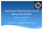 Trastornos Relacionados con el Abuso del Alcohol ppt