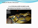 LA CIVILIZACIÓN EGIPCIA III: MANIFESTACIONES CULTURALES