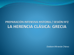 preparación intensiva historia / sesión nº2 la herencia clásica