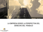 que es la empresa para el derecho del trabajo?