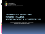 Enfermedades Endocrinas: Diabetes Mellitus, Hipertiroidismo e
