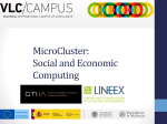 MicroCluster: Social and Economic Computing - GTI-IA