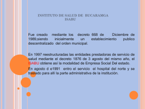 instituto de salud de bucaramga isabu - EPOC-B5-2014-2