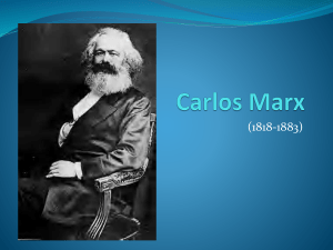 Carlos Marx clase filosofía