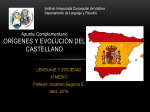 Origen y Evolución del Castellano