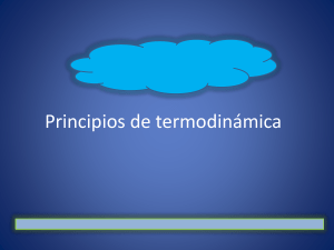 Principios de termodinámica