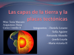 Las capas de la tierra y la placas tectónicas