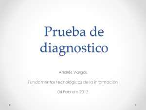 Prueba de diagnostico - Ecomundo Centro de Estudios