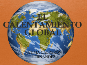 el calentamiento global