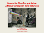 Revolución Científica y Artística. La Nueva Concepción de la