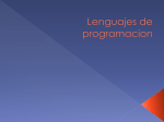 Lenguajes de programacion