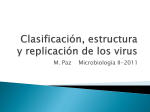 Clasificación, estructura y replicación de los virus