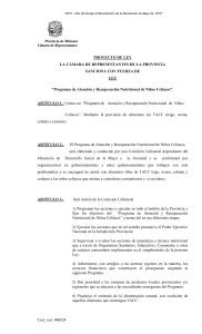 proyecto de ley - Cámara de Representantes de Misiones