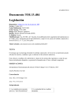 Documento TOL13.404 Legislación