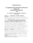 Asunto 291-02 Bloque M.P.F. Proy. de Ley implementando