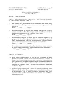 Teoría Macroeconómica II