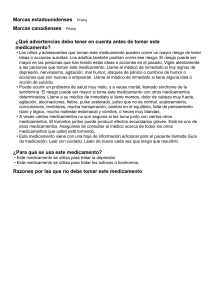 ¿Qué advertencias debo tener en cuenta antes de tomar este