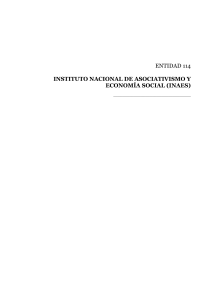 instituto nacional de asociativismo y economía social (inaes)