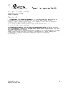 Centro de documentación Fecha: 02 de Mayo del 2017, a las 22:59