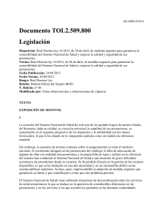 Documento TOL2.509.800 Legislación