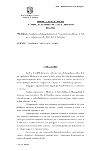 proyecto de declaraci&oacute;n