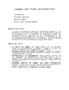 „Juegos con Flash ActionScript“