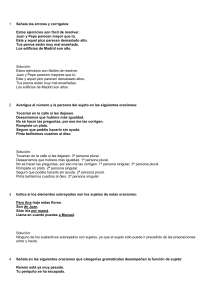 1 Señala los errores y corrígelos: Estos ejercicios son fácil de