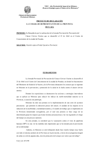 proyecto de declaraci&oacute;n