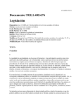 Documento TOL1.405.676 Legislación