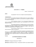 decret o nº 594/91 - Concejo Deliberante Viedma