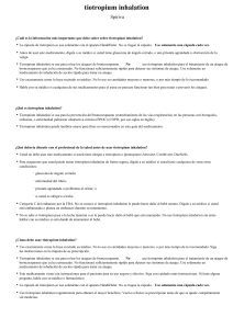tiotropium inhalation