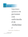 Sujeciones químicas en personas con enfermedad de Alzheimer