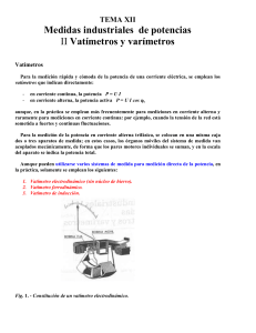 Ampliación del alcance de medida En un vatímetro electrodinámico