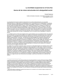 La organicidad de las clases sociales