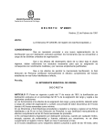 decret o nº 290/91 - Concejo Deliberante Viedma