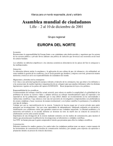 europa del norte - Alliance for a Responsible, Plural and United World