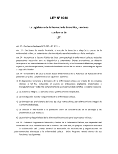LEY Nº 9938 - Cámara de Diputados de Entre Ríos