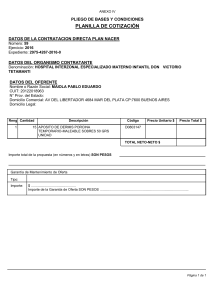 planilla de cotización