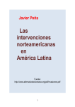 Las intervenciones norteamericanas en América Latina