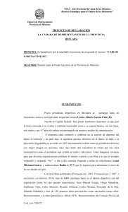 proyecto de declaración