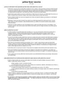 yellow fever vaccine