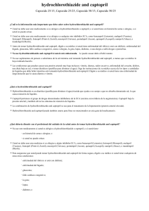 hydrochlorothiazide and captopril