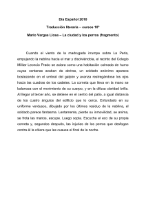 cursos 10° Mario Vargas Llosa - La ciudad y los perros (fragmento)