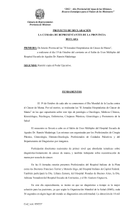 proyecto de declaración