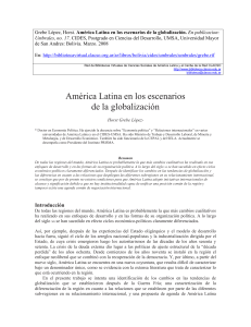 América Latina en los escenarios de la globalización