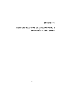 instituto nacional de asociativismo y economía social (inaes)