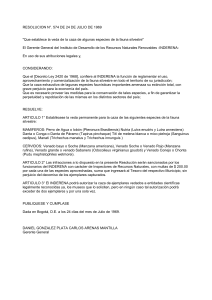 República de Colombia - Ministerio del Medio Ambiente