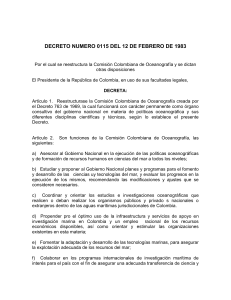 DECRETA NUMERO 0115 DEL 12 DE FEBRERO DE 1983